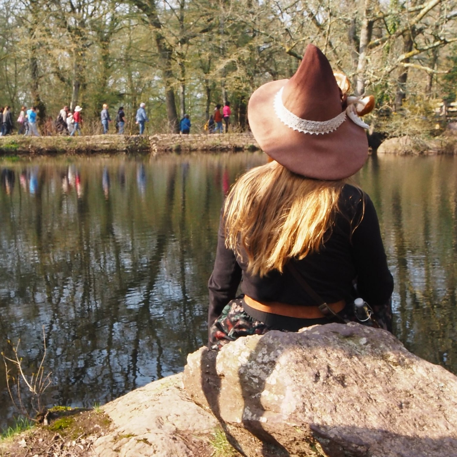 Pauline Dauguet, près du Miroir aux fées